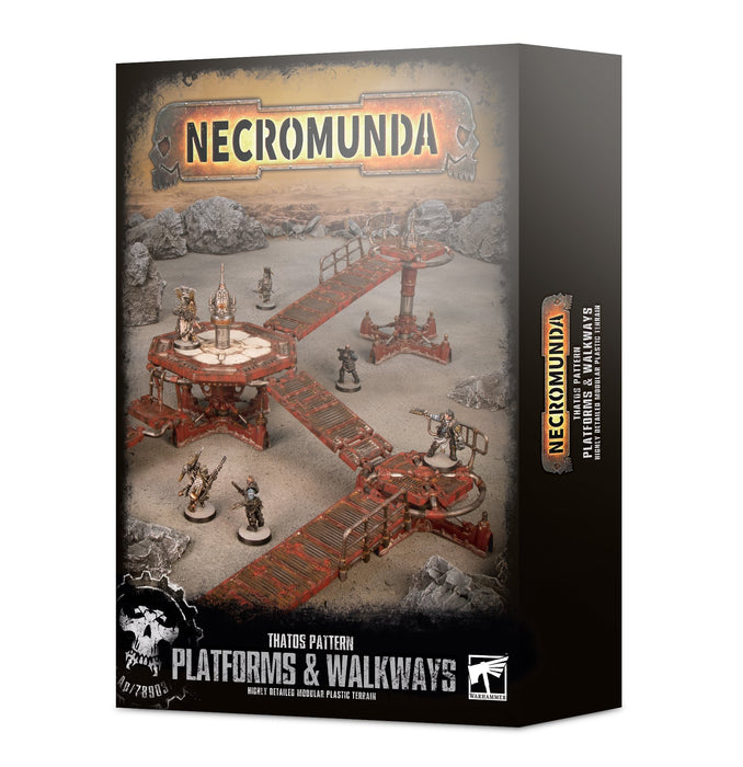 Necromunda Thatos Pattern Platforms And Walkways (300-92) - Pastime Sports & Games