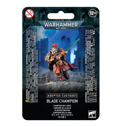 Warhammer 40,000 Adeptus Custodes Blade Champion (01-17) - Pastime Sports & Games