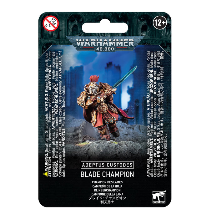 Warhammer 40,000 Adeptus Custodes Blade Champion (01-17) - Pastime Sports & Games