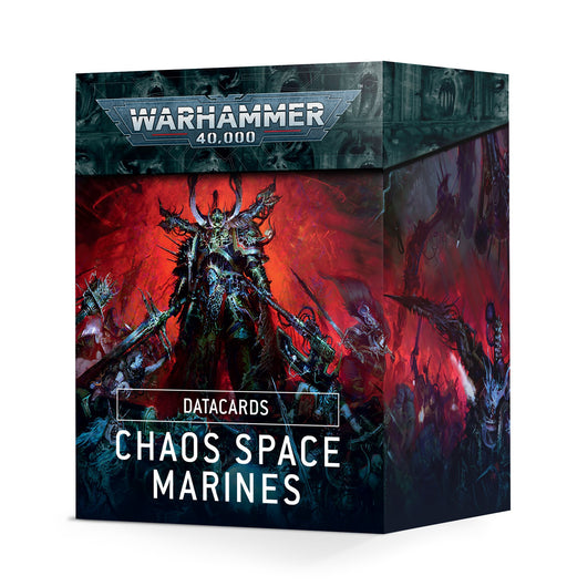 Warhammer 40,000 Datacards Chaos Space Marines (43-02) - Pastime Sports & Games