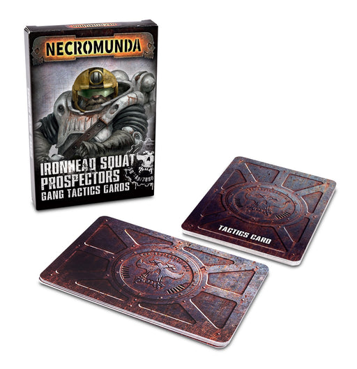 Necromunda Ironhead Squat Prospectors Gang Tactics Cards (301-04) - Pastime Sports & Games