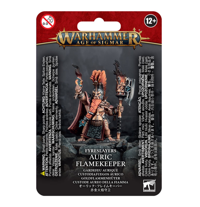 Warhammer Age Of Sigmar Fyreslayers Auric Flamekeeper (84-44) - Pastime Sports & Games