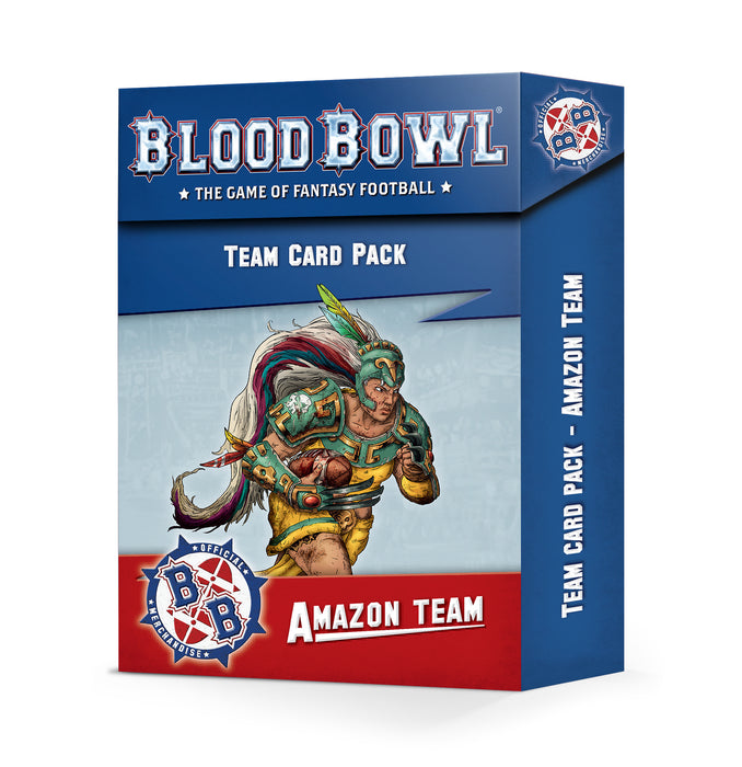 Blood Bowl Amazon Team Card Pack (202-28) - Pastime Sports & Games