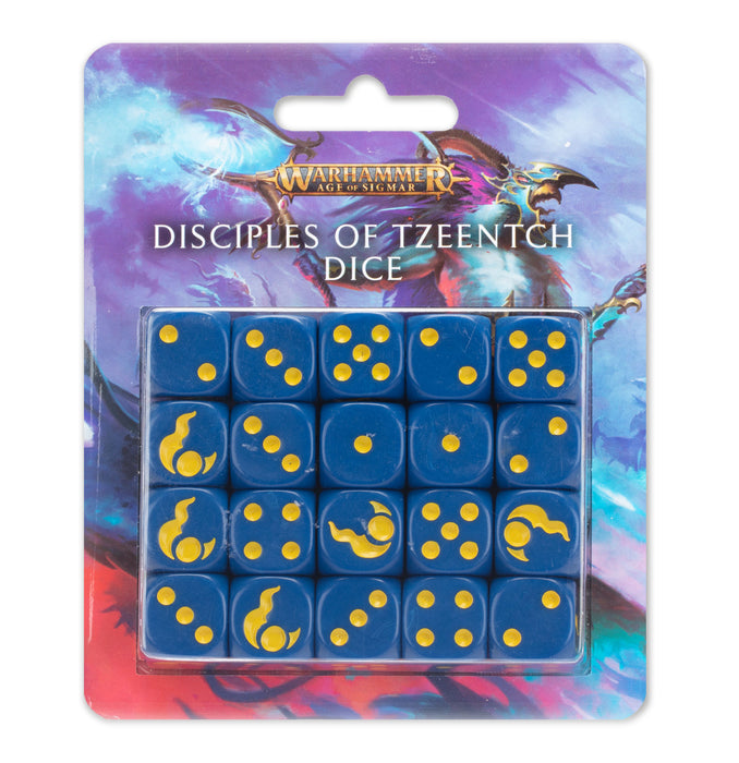 Warhammer Age Of Sigmar Disciples Of Tzeentch Dice Set (65-39) - Pastime Sports & Games