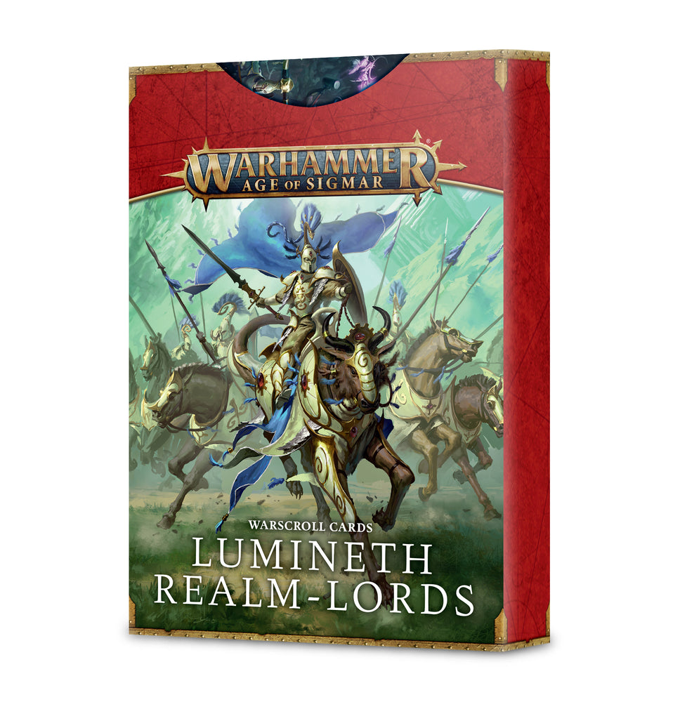Warhammer Age Of Sigmar Lumineth Realm-Lords Warscroll Cards (87-03) - Pastime Sports & Games