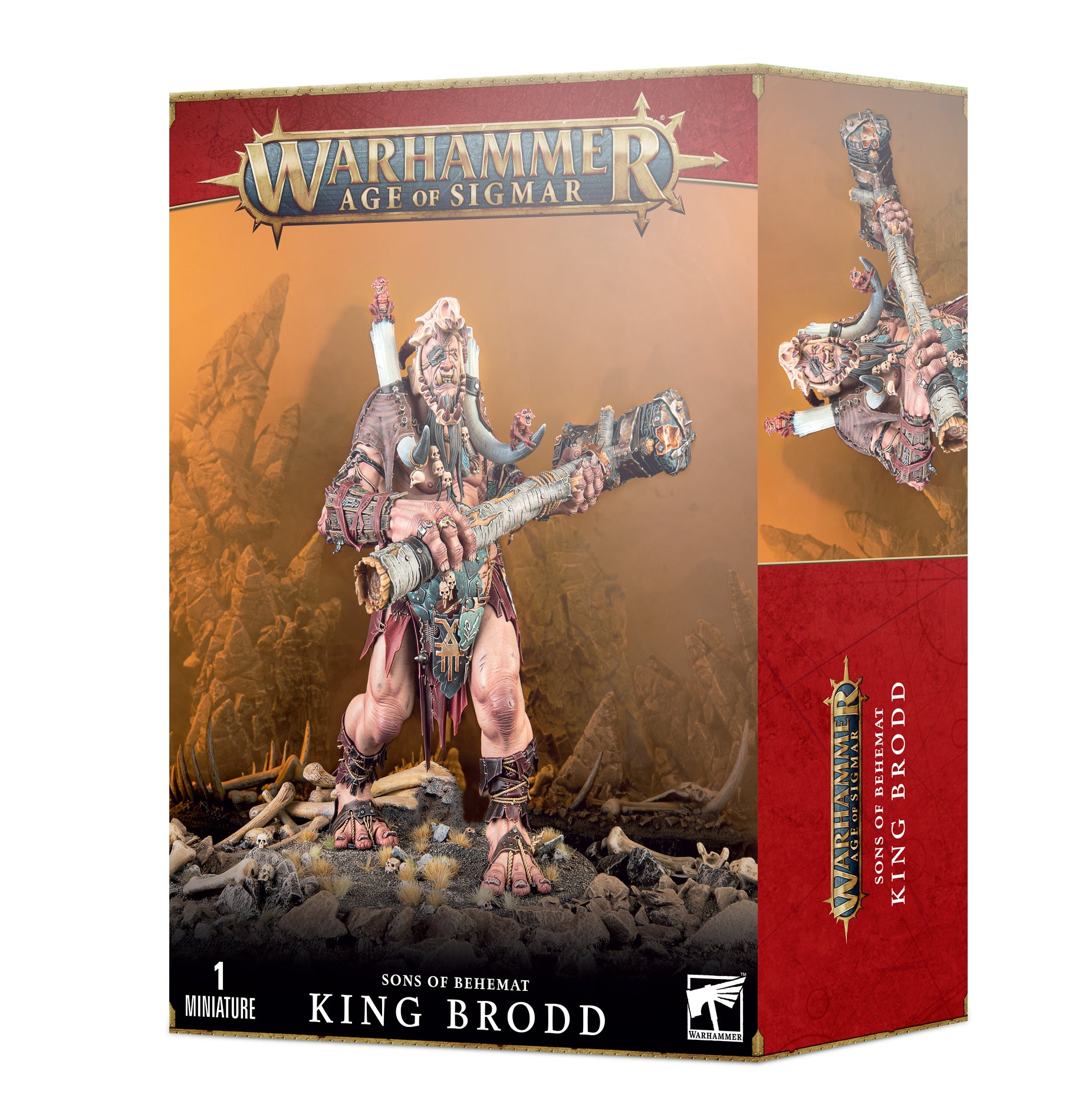【新品未開封】Warhammer King Brodd Warhammer Age Of Sigmar Sons Of Behemat King Brodd (93-10