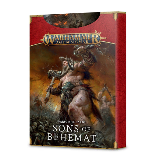 Warhammer Age Of Sigmar Sons Of Behemat Warscroll Cards (93-04) - Pastime Sports & Games