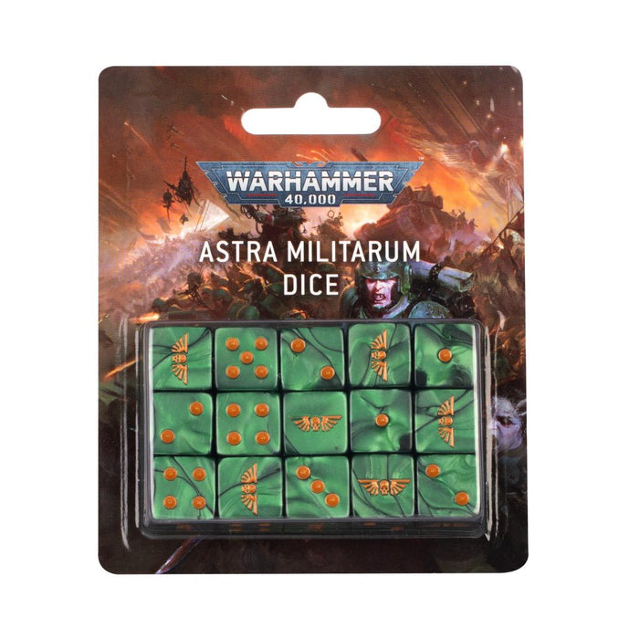 Warhammer 40,000 Astra Militarum Dice (47-05) - Pastime Sports & Games