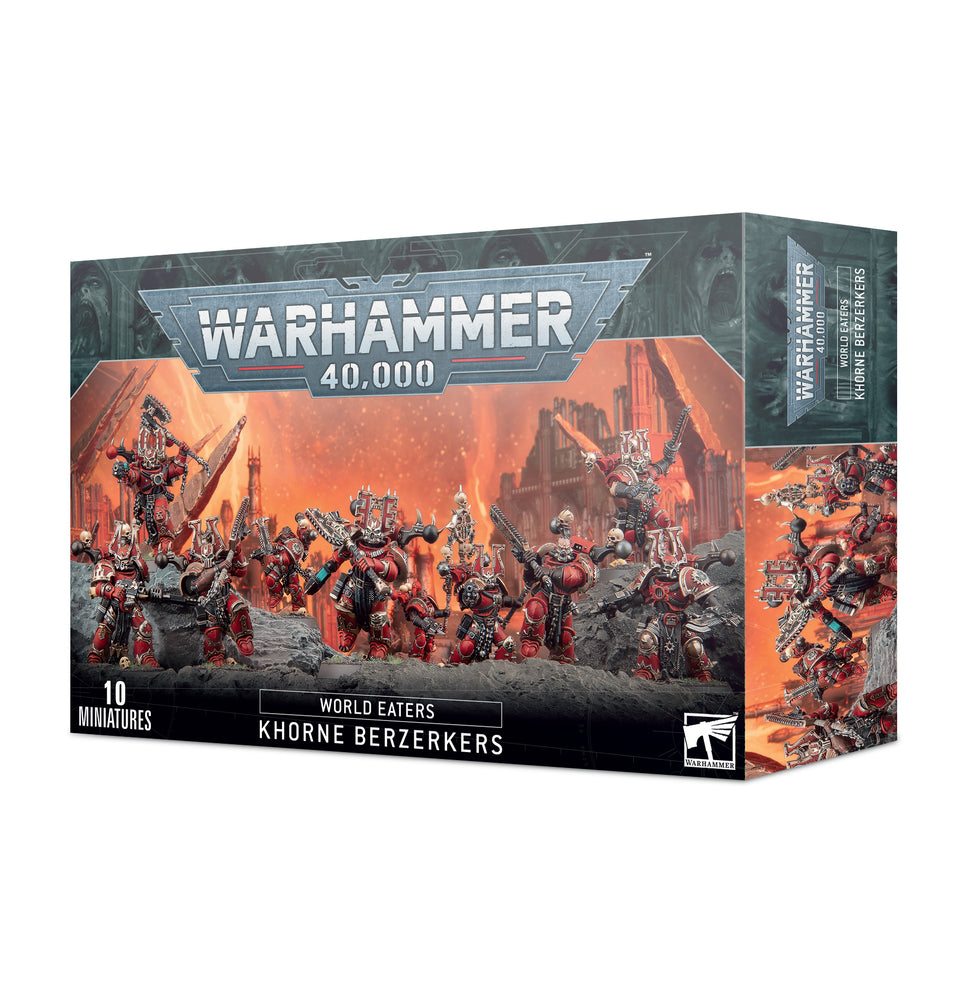 Warhammer 40,000 World Eaters Khorne Berserkers (43-10) - Pastime Sports & Games