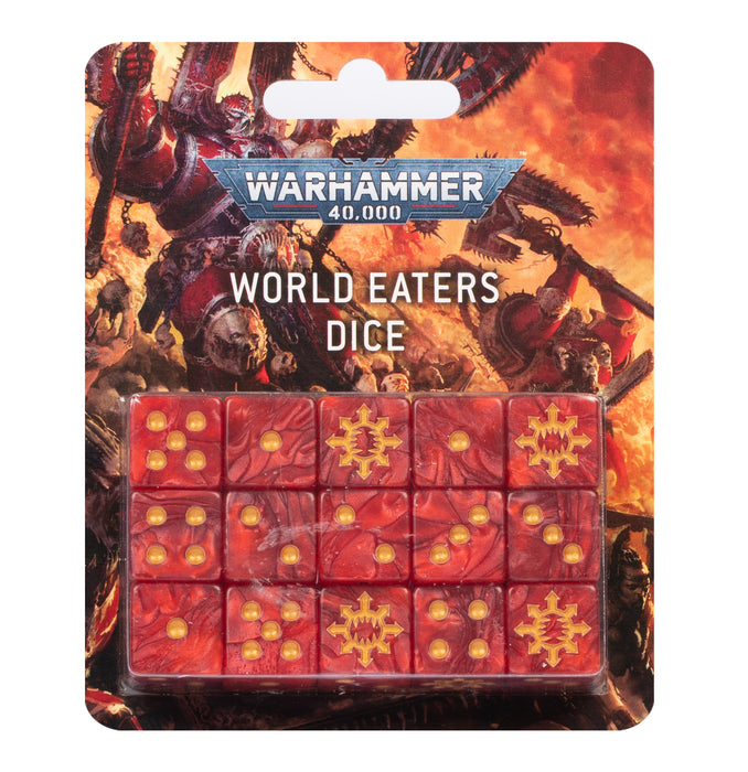 Warhammer 40,000 World Eaters Dice (43-33) - Pastime Sports & Games
