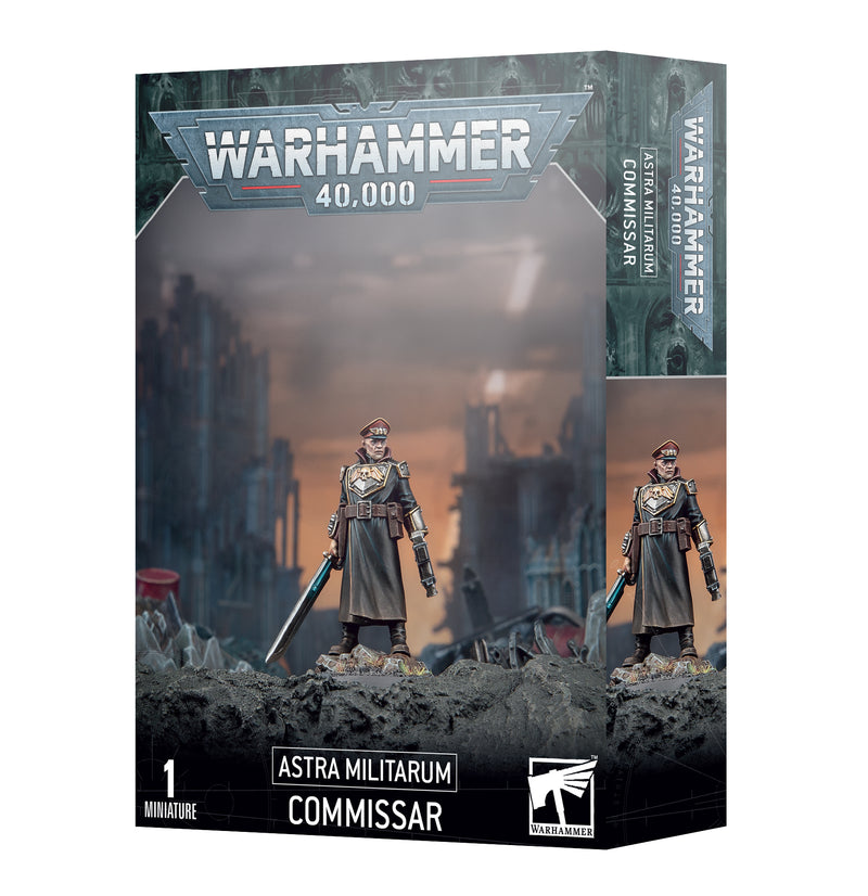 Warhammer 40,000 Astra Militarum Commissar (47-50) - Pastime Sports & Games