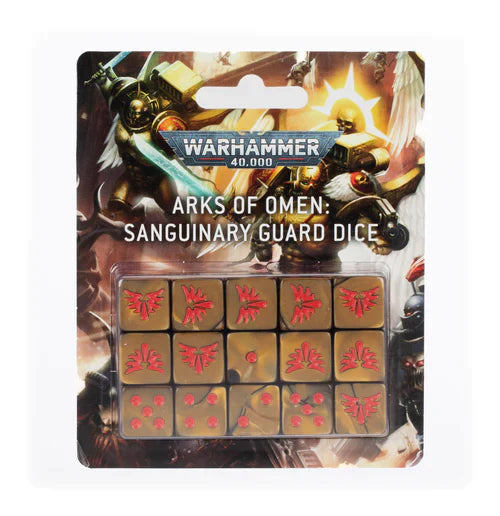 Warhammer Arks Of Omen Sanguinary Guard Dice (41-46) - Pastime Sports & Games