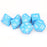 Chessex 7pc RPG Dice Set Opaque Light Blue/White CHX25416 - Pastime Sports & Games