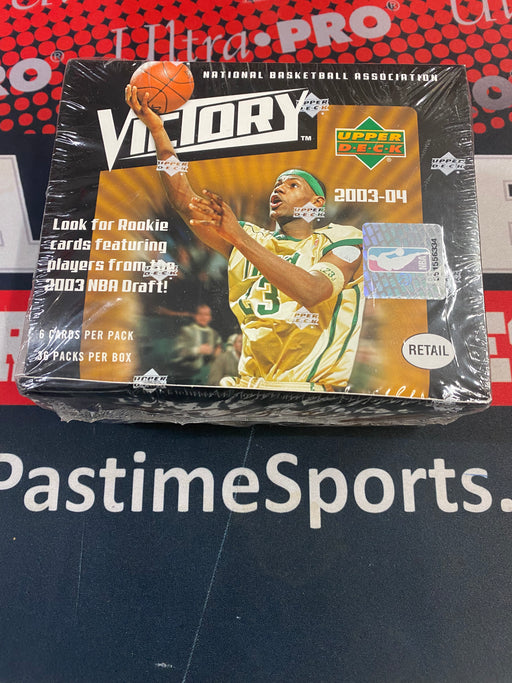 2003/04 Upper Deck Victory NBA Basketball Retail Box - Pastime Sports & Games
