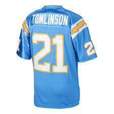San Diego Chargers Ladainian Tomlinson 2009 Mitchell & Ness Baby Blue Football Jersey - Pastime Sports & Games