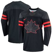Team Canada 2022 Olympic Nike Black Hockey Jersey - Pastime Sports & Games