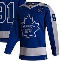 2020/21 Toronto Maple Leafs John Tavares Reverse Retro Hockey Jersey (Blue Adidas) - Pastime Sports & Games