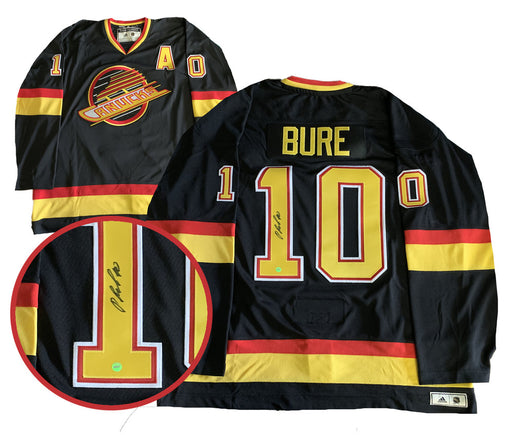 Pavel Bure autographed Vancouver Canucks Skate Jersey Adidas - Pastime Sports & Games