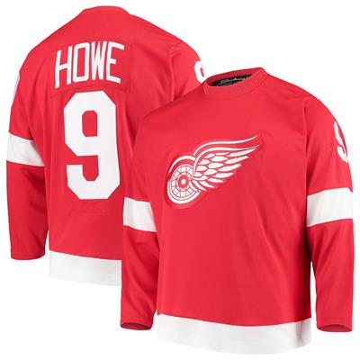 1953/54 Detroit Red Wings Gordie Howe CCM Home Red Jersey - Pastime Sports & Games