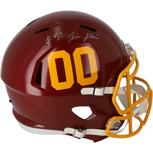Jamin Davis Autographed Washington Commanders Speed Replica Helmet - Pastime Sports & Games