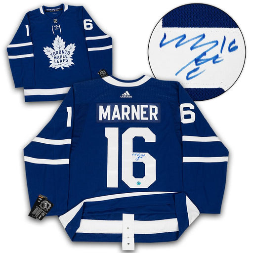 Mitch Marner Autographed Toronto Maple Leafs Home Jersey Adidas - Pastime Sports & Games