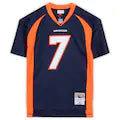 John Elway Denver Broncos Autographed Mitchell & Ness Navy Replica Jersey - Pastime Sports & Games