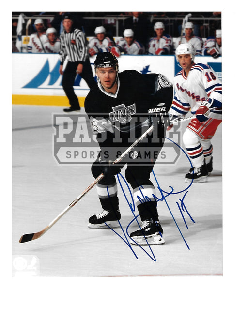 Jozef Stumpel Autographed 8X10 L.A Kings Home Jersey (Skating) - Pastime Sports & Games
