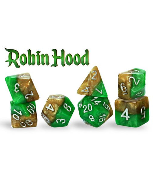 Gate Keeper Games 7pc RPG Dice Set Halfsies Robin Hood - Pastime Sports & Games