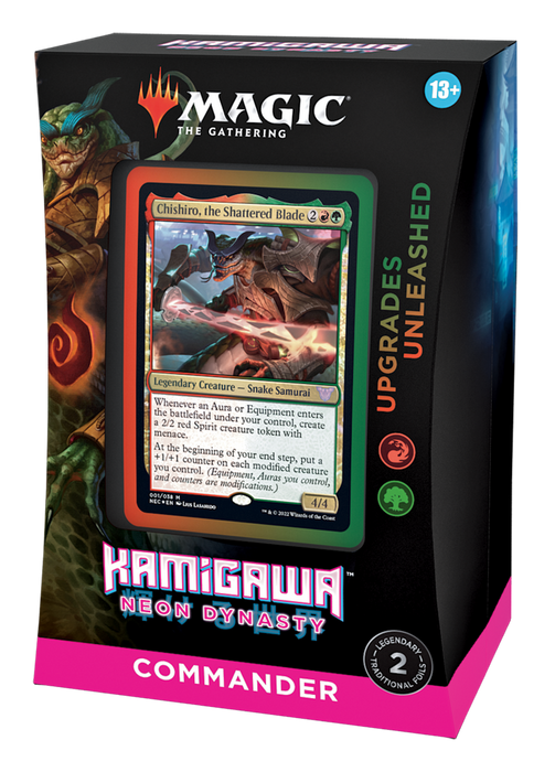 Magic The Gathering Kamigawa Neon Dynasty Commander Deck - Pastime Sports & Games