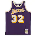 Magic Johnson Los Angeles Lakers Autographed Purple Mitchell & Ness Hardwood Classics 1984 Replica Jersey with "3X MVP" Inscription - Pastime Sports & Games