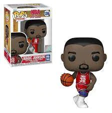 Funko Pop! NBA Basketball All-Star Magic Johnson #136 - Pastime Sports & Games