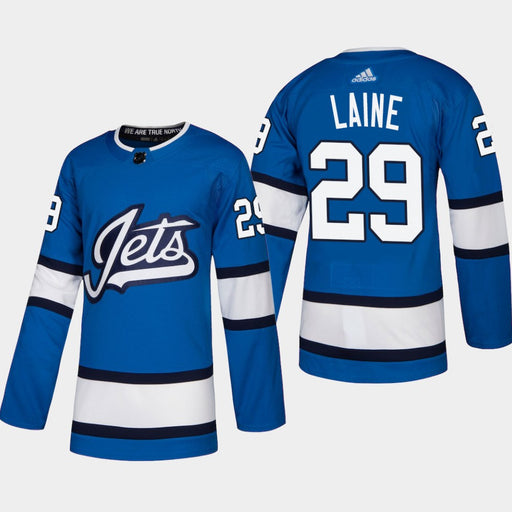 2018/2019 Winnipeg Jets Patrik Laine Adidas Alternate Home Blue Jersey - Pastime Sports & Games