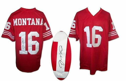 Joe Montana Autographed Custom Football Jersey - Pastime Sports & Games
