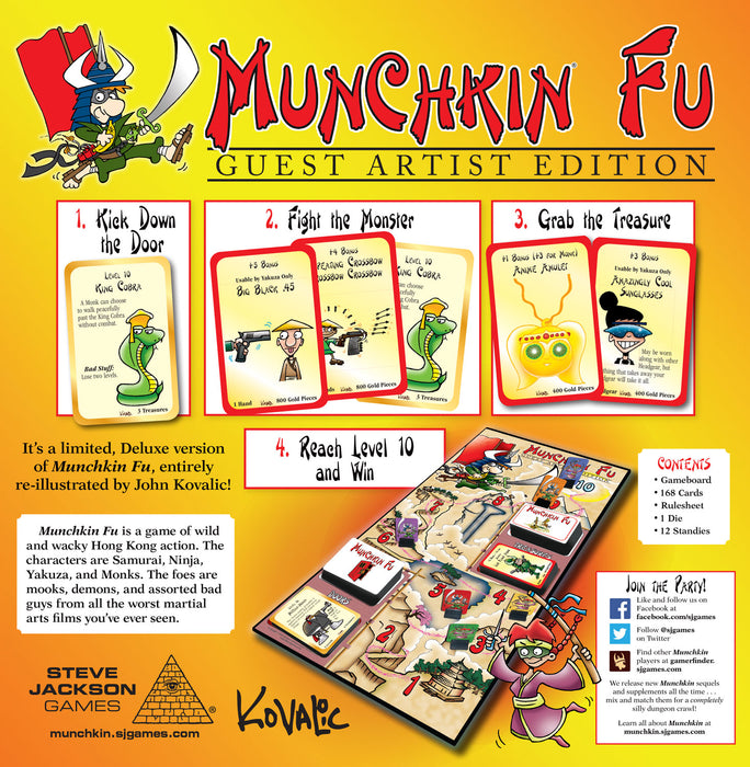 Munchkin Fu Guest Artist Edition - Pastime Sports & Games