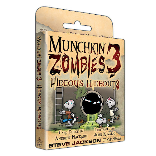 Munchkin Zombies 3 Hideous Hideouts - Pastime Sports & Games