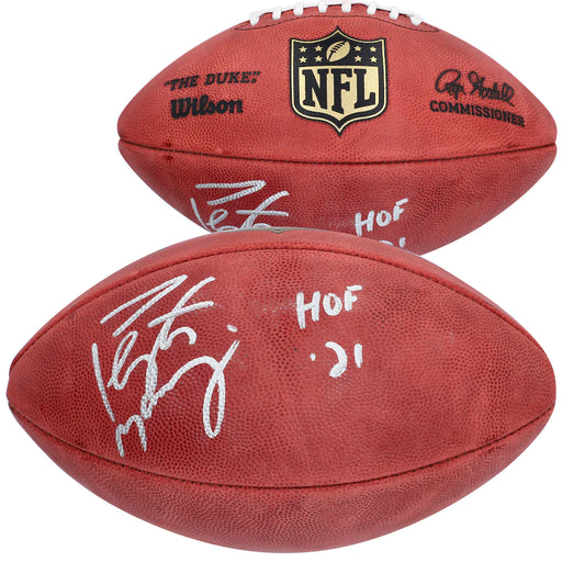Peyton Manning Autographed Duke Pro Football With "HOF 21" Inscription - Pastime Sports & Games