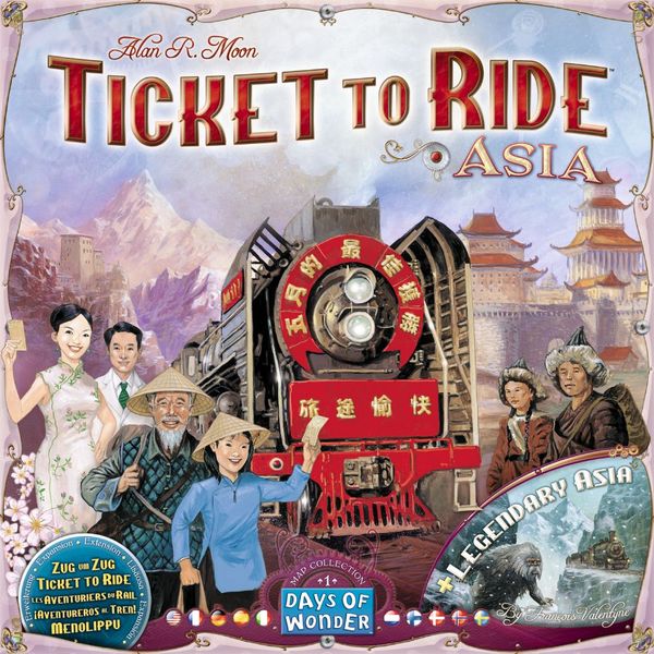 Ticket To Ride Map Collection 1 Asia - Pastime Sports & Games