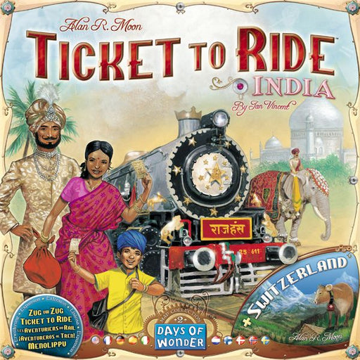 Ticket To Ride Map Collection 2 India/Switzerland - Pastime Sports & Games