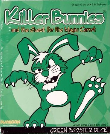 Killer Bunnies And The Quest For The Magic Carrot GREEN Booster - Pastime Sports & Games