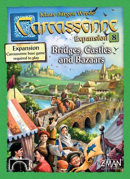 Carcassonne Expansion 8 Bridges, Castles & Bazaars - Pastime Sports & Games