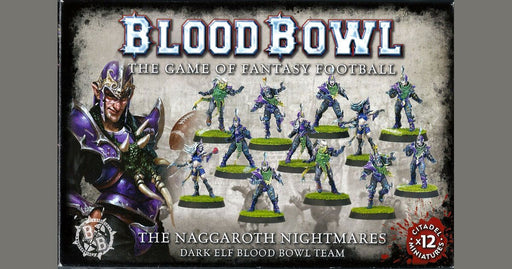 Blood Bowl The Naggaroth Nightmares Dark Elf Blood Bowl Team (200-54) - Pastime Sports & Games