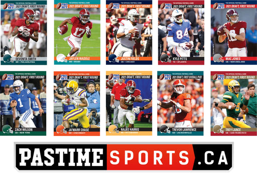 2021 Pro Set Football First Round Draft Picks Trading Cards - Pastime Sports & Games