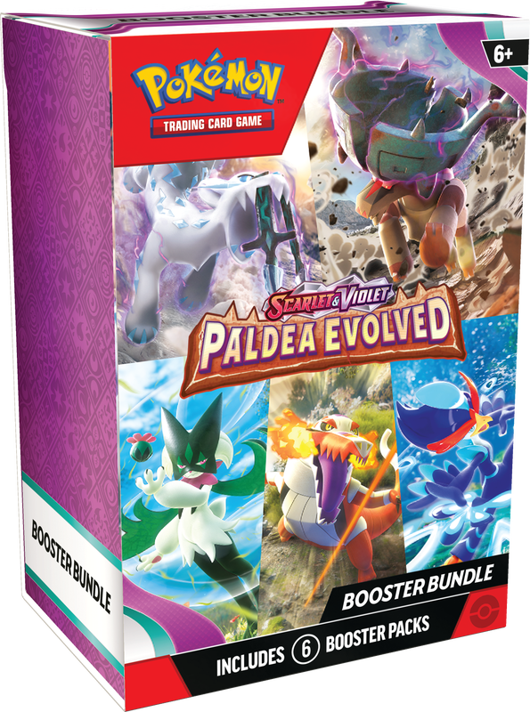 Pokemon Paldea Evolved Booster Bundle - Pastime Sports & Games