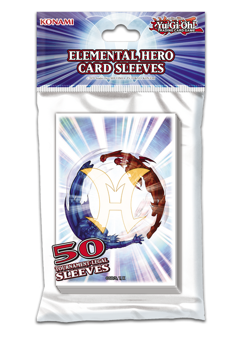 Yu-Gi-Oh! Elemental Hero Card Sleeves - Pastime Sports & Games