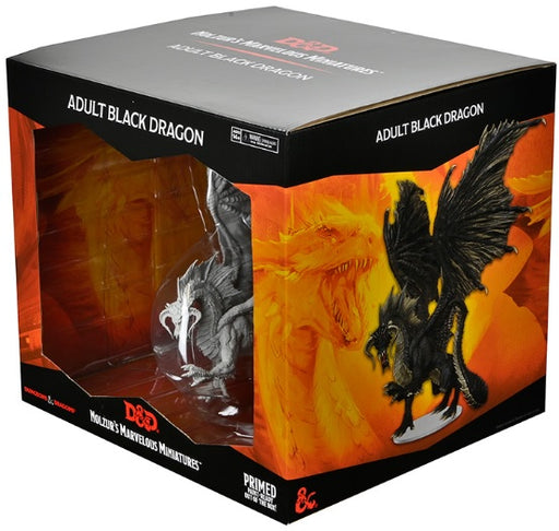 Dungeons & Dragons Unpainted Minis Adult Black Dragon - Pastime Sports & Games