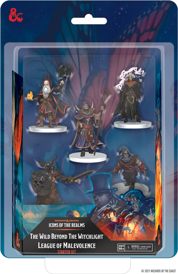 Dungeons & Dragons Icons of the Realms League of Malevolence Starter Set - Pastime Sports & Games