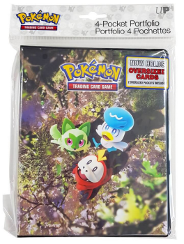 Ultra Pro Pokemon Sprigatito, Fuecoco & Quaxly  4-Pocket Portfolio - Pastime Sports & Games