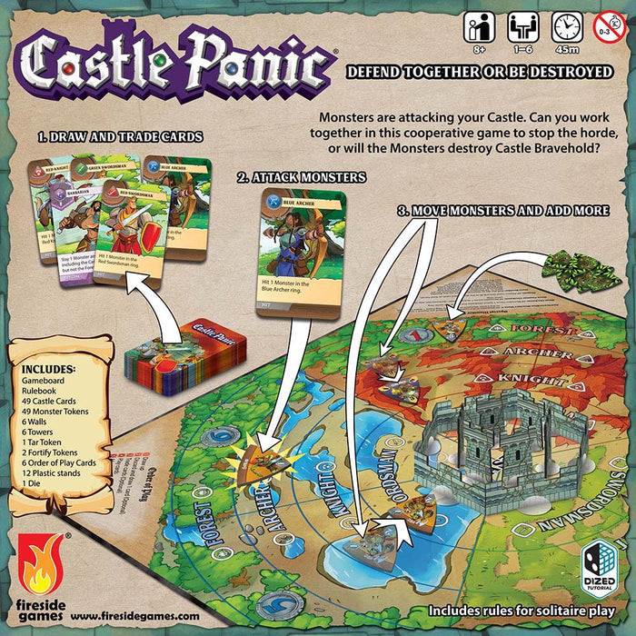 Castle Panic 2nd Edition - Pastime Sports & Games