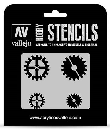 Vallejo Hobby Stencils - Pastime Sports & Games