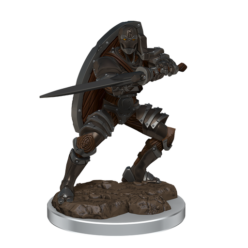 D&D Icons of the Realms Warforged Male Fighter Premium Painted Figure (93060) - Pastime Sports & Games